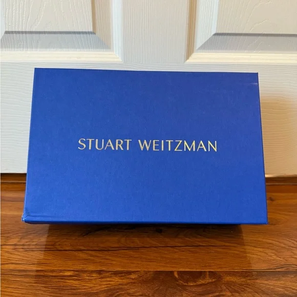 Stuart Weitzman Women’s Melodi Glitter High Heel Sandals Size: 38.5 8 B - Picture 4 of 16